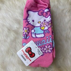 Hello Kitty Woman’s  No Show Socks Pink